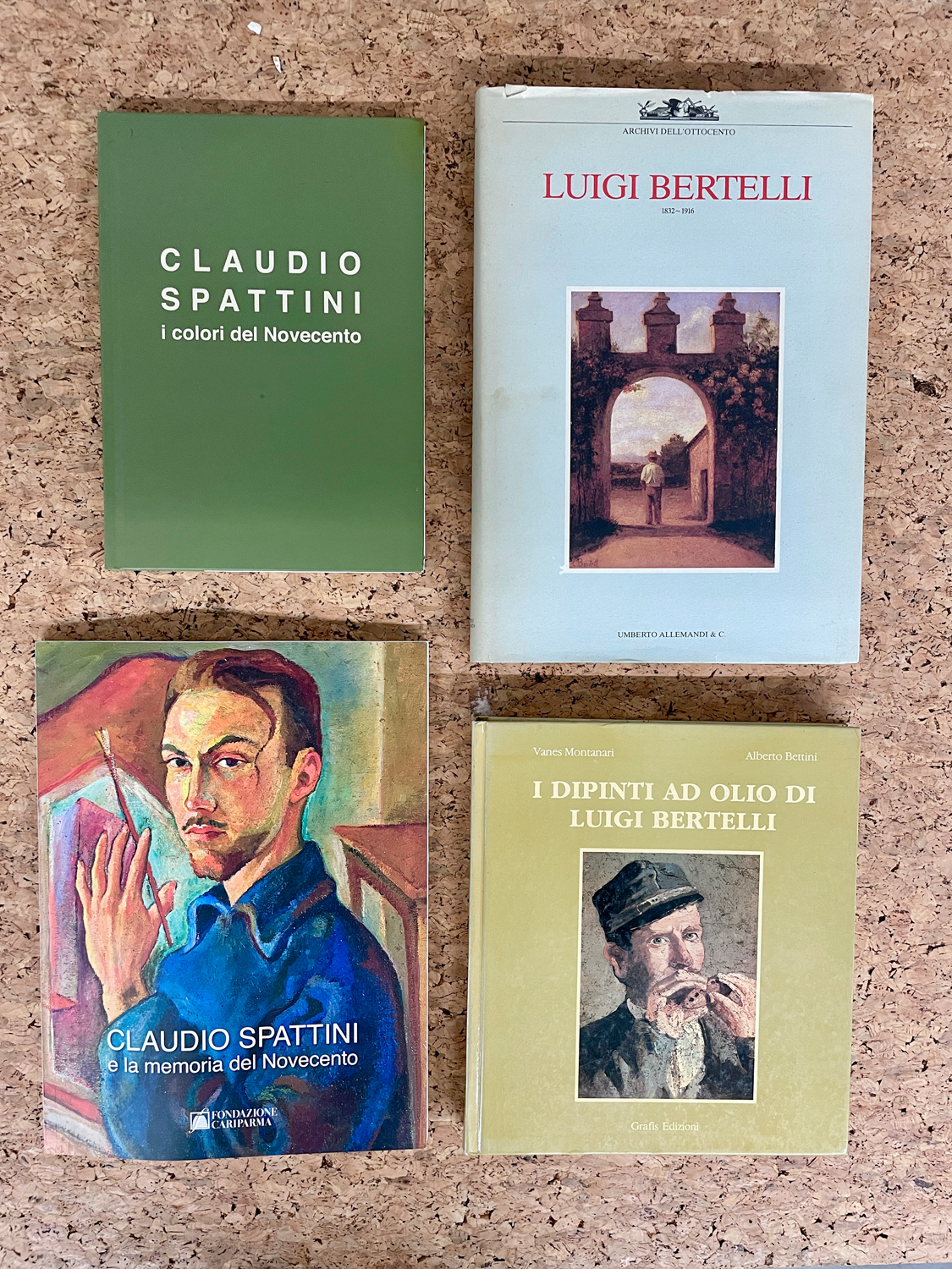 LUIGI BERTELLI E CLAUDIO SPATTINI - Lotto unico di 4 cataloghi: