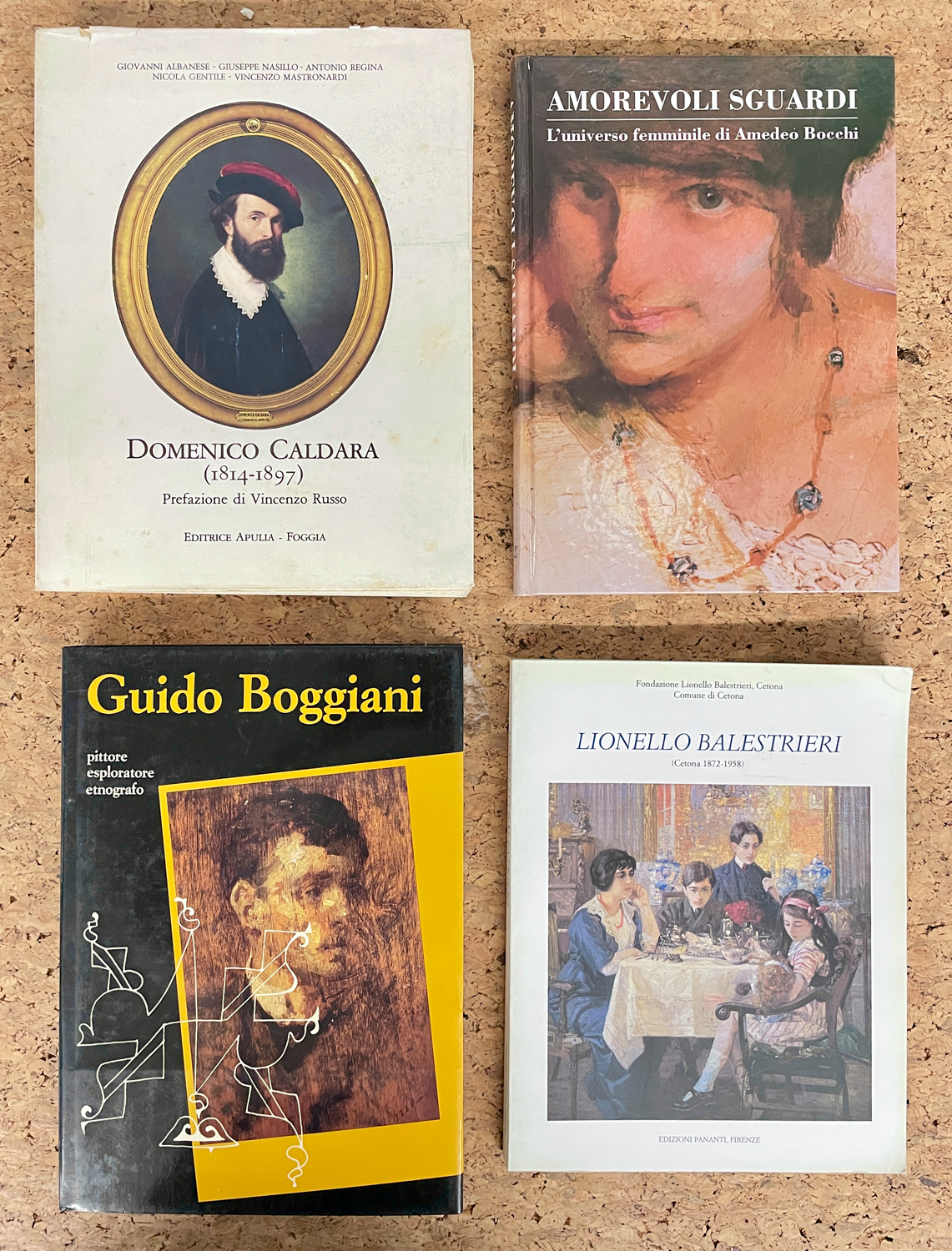 PITTURA DELL'800 - Lotto unico di 4 cataloghi: