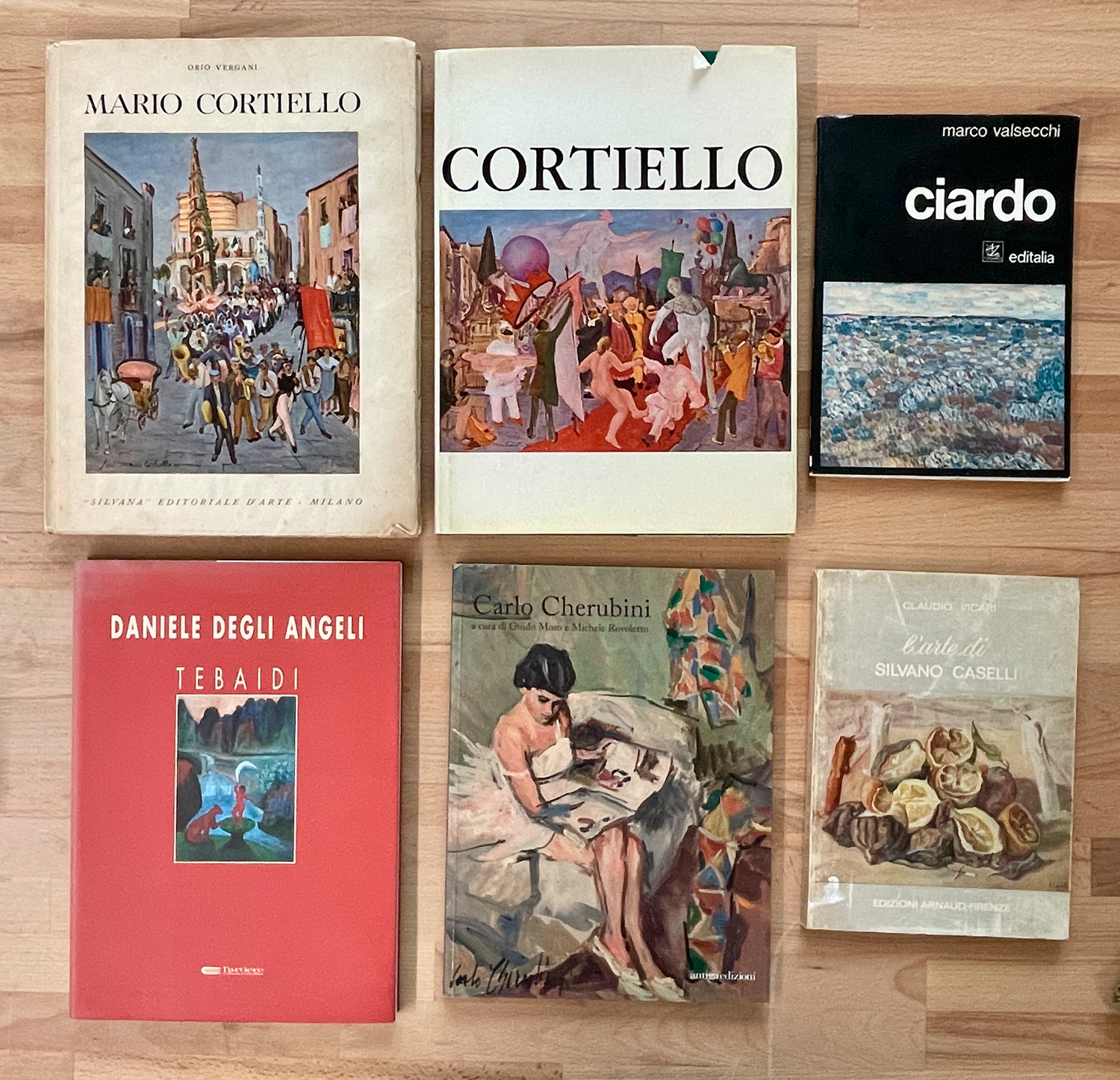 PITTURA FIGURATIVA ITALIANA DEL '900 - Lotto unico di 6 cataloghi