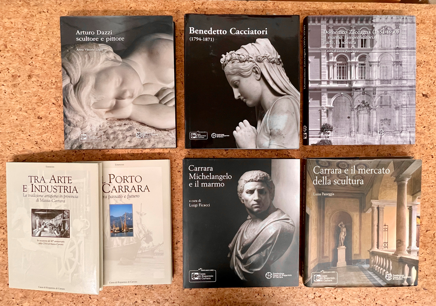 ARTE E STORIA A CARRARA - Lotto unico di 6 cataloghi: