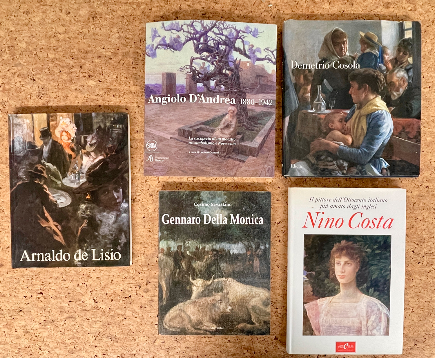 PITTURA DELL'800 - Lotto unico di 5 cataloghi