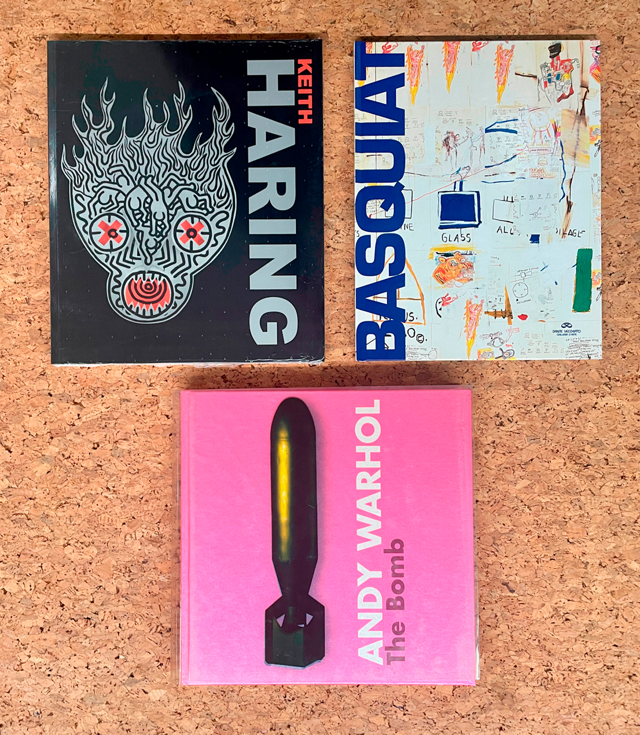 ANDY WARHOL, JEAN MICHEL BASQUIAT E KEITH HARING - Lotto unico di 3 cataloghi