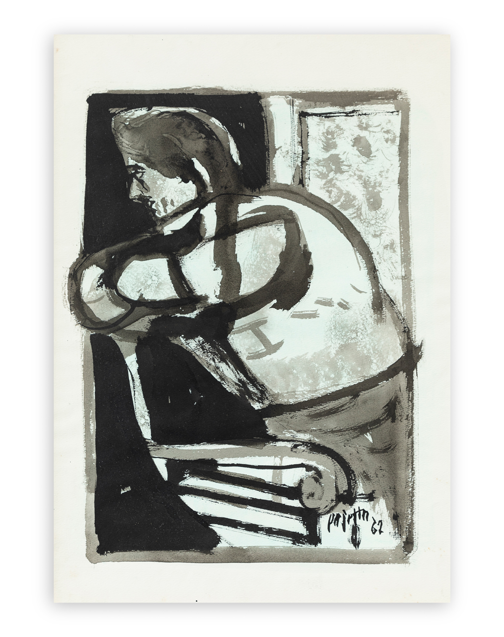 GUIDO PAJETTA (1898-1987) - Senza Titolo, 1967