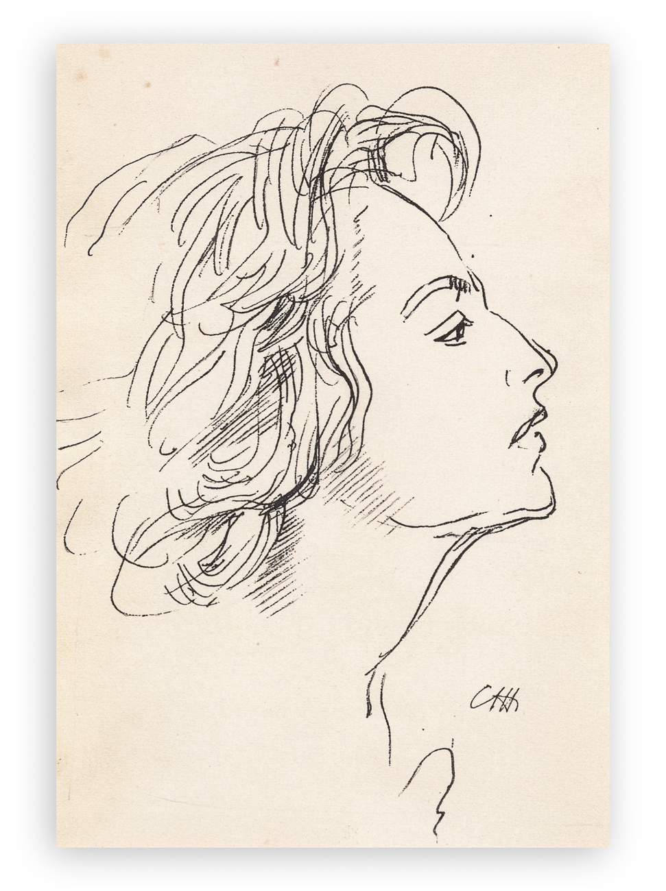 PIETRO ANNIGONI (1910-1988) - Volto - speranza, 1967