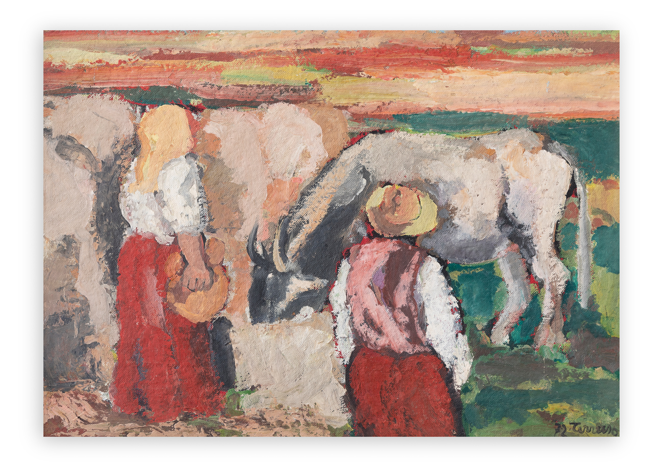 SAVERIO TERRUSO (1939-2003) - L'abbeveratoio, 1972