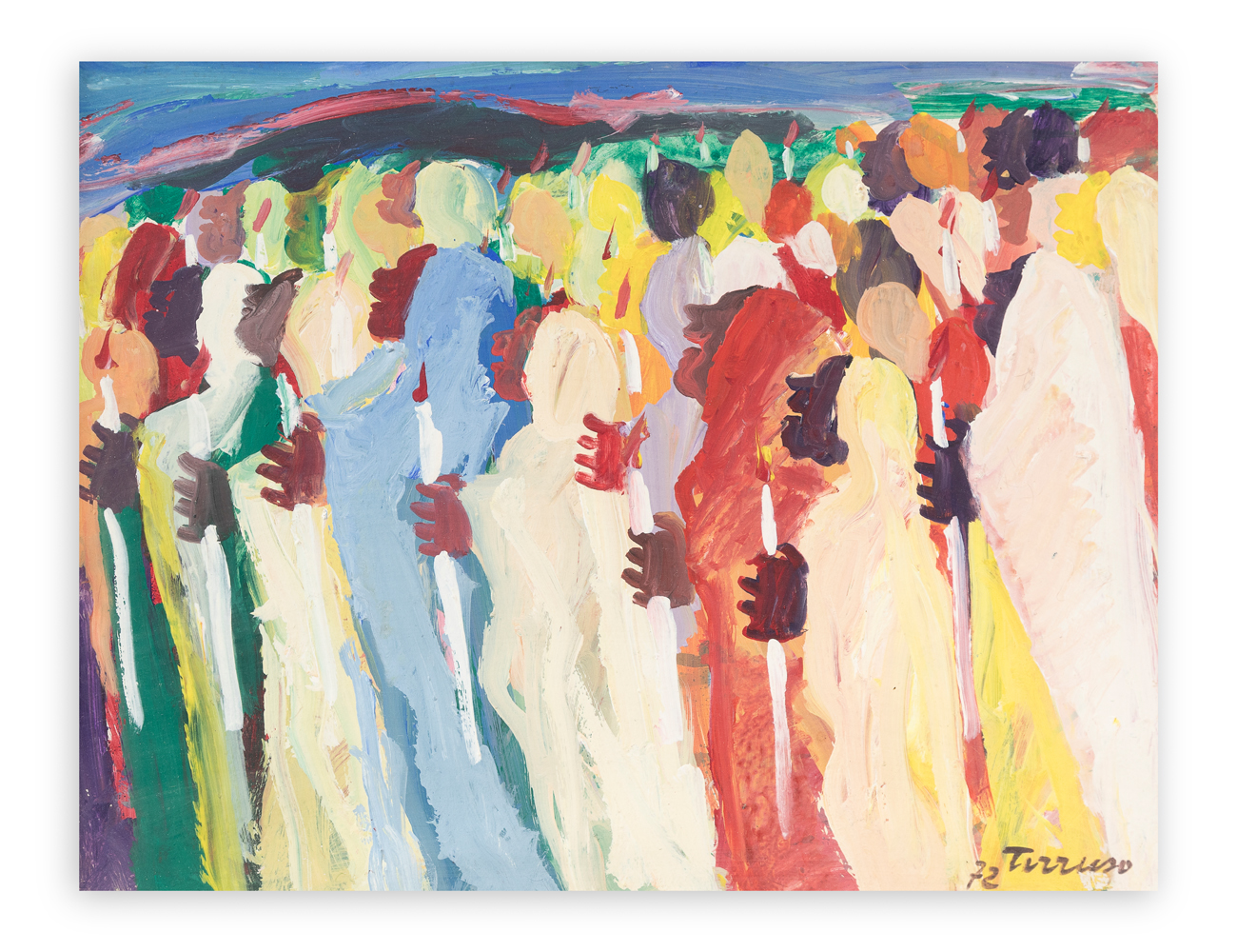 SAVERIO TERRUSO (1939-2003) - Senza Titolo, 1972