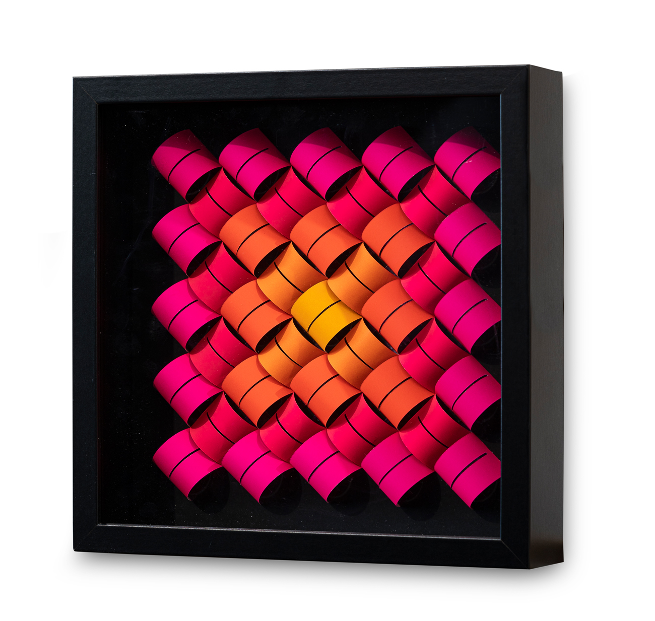 DARIO ZAFFARONI (1943) - Polimodularità  fluorescenti, 2022