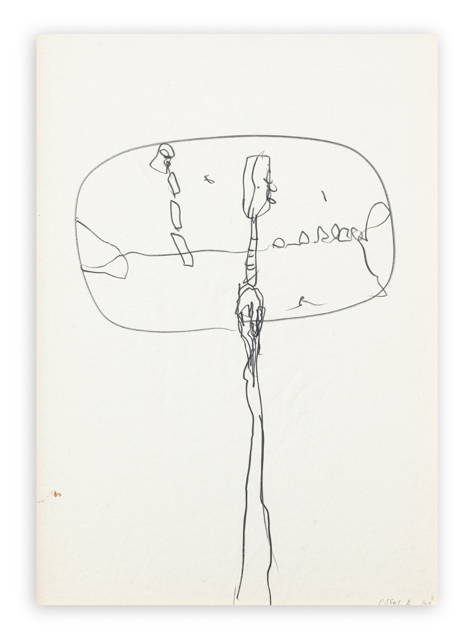 GIANCARLO OSSOLA (1935-2015) - Senza Titolo, 1967