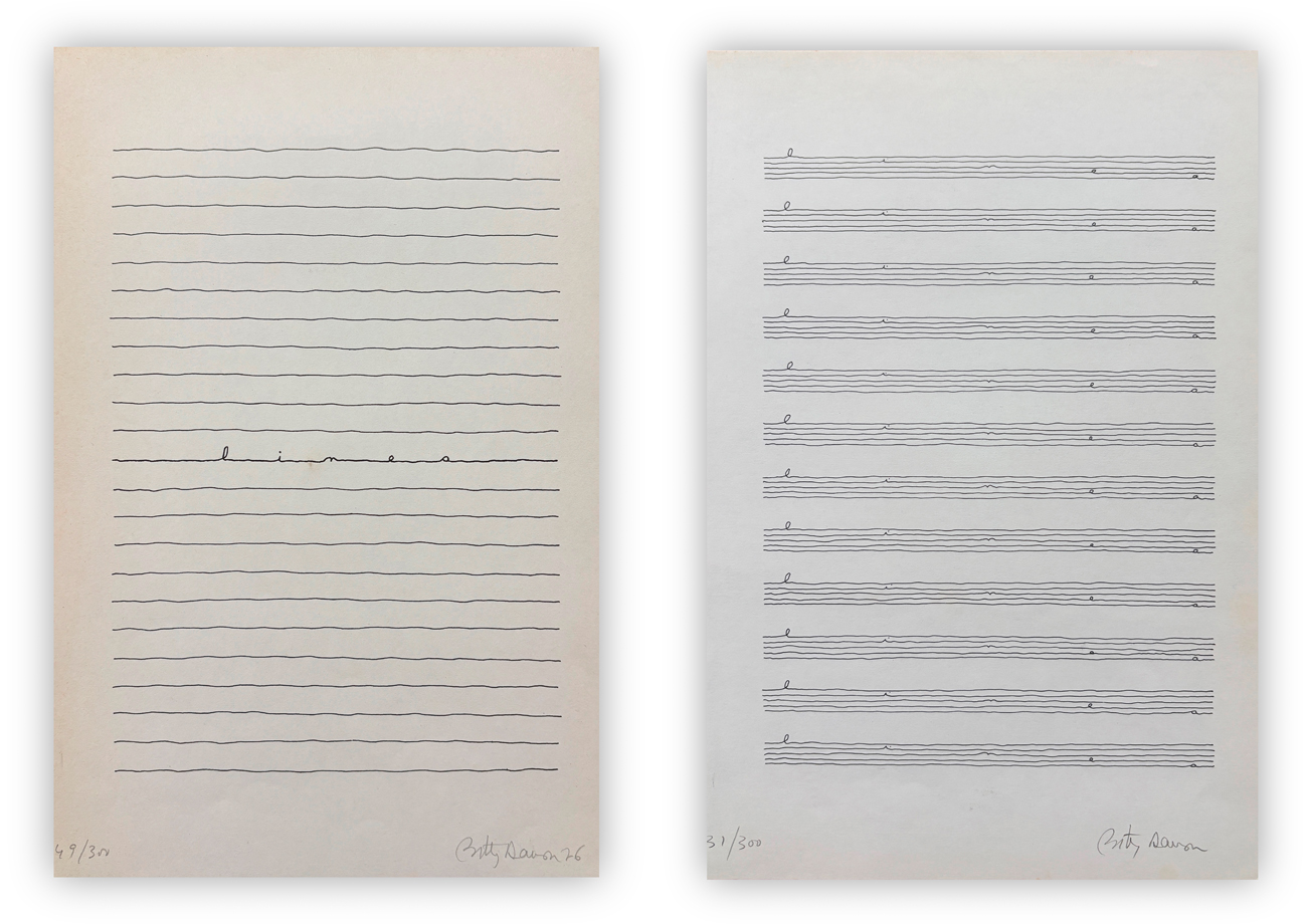 BETTY DANON (1920-2002) - Lotto unico di 2 litografie: