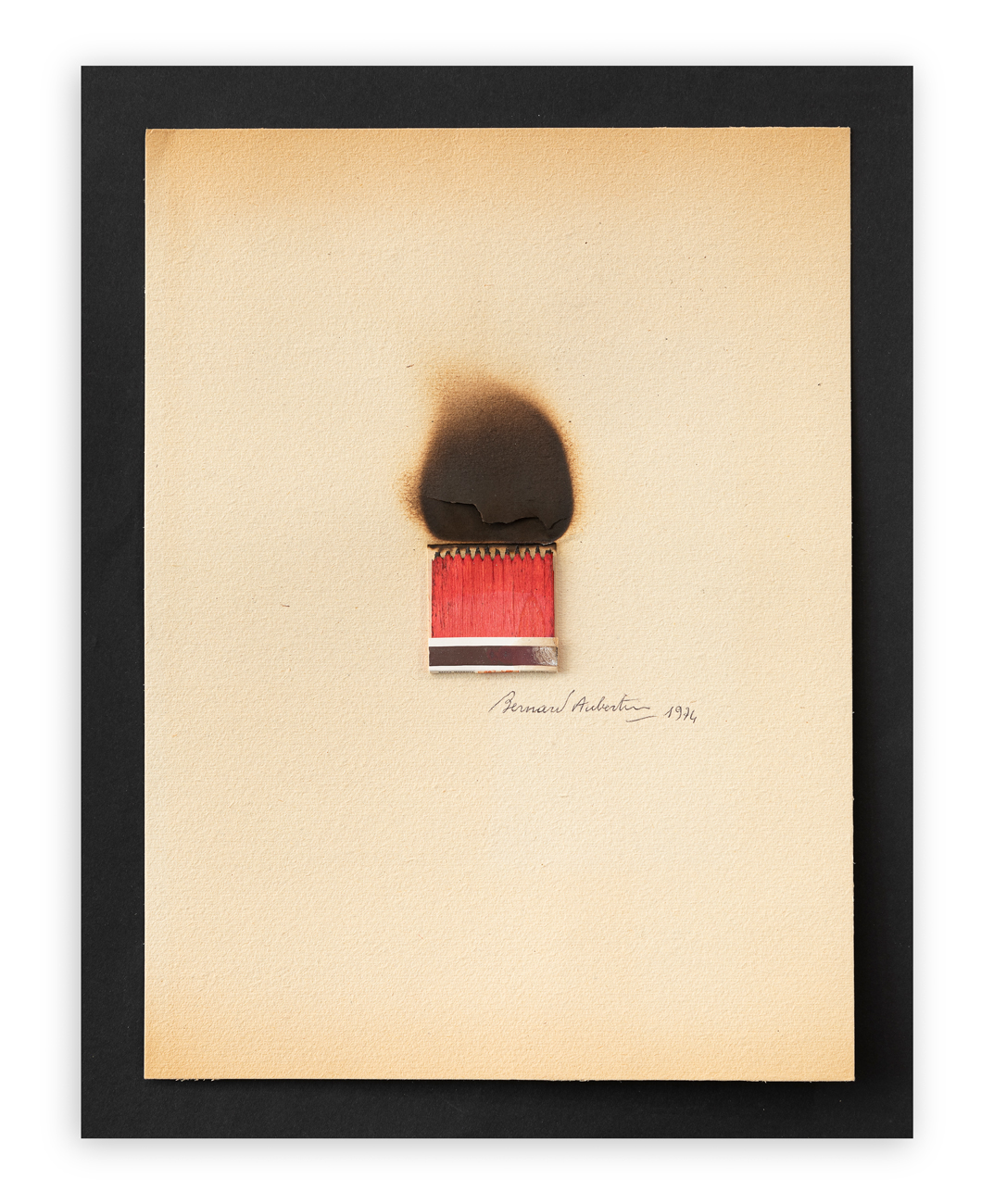 BERNARD AUBERTIN (1934-2015) - Dessin de feu, 1974