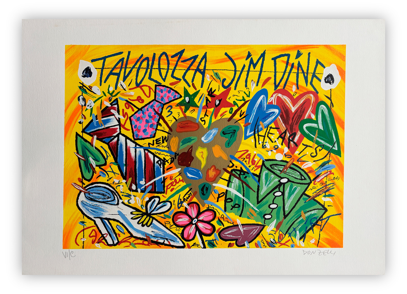 BRUNO DONZELLI (1941) - Tavolozza Jim Dine