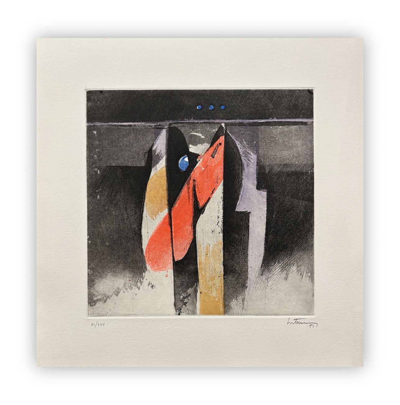 ROGER BERTEMES (1927-2006) - Senza Titolo, 1982