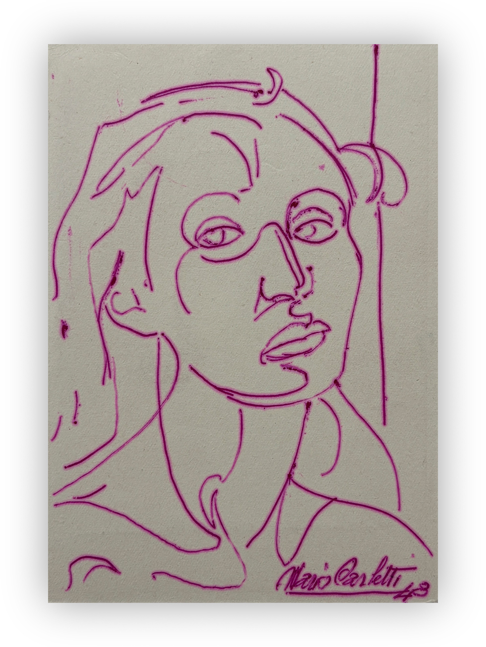 MARIO CARLETTI (1912-1977) - Testa di donna, 1948
