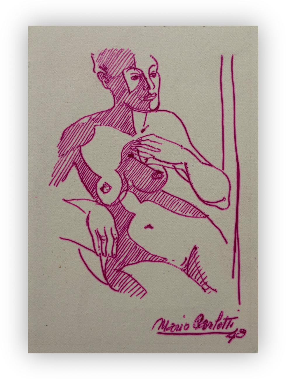 MARIO CARLETTI (1912-1977) - Nudo, 1948