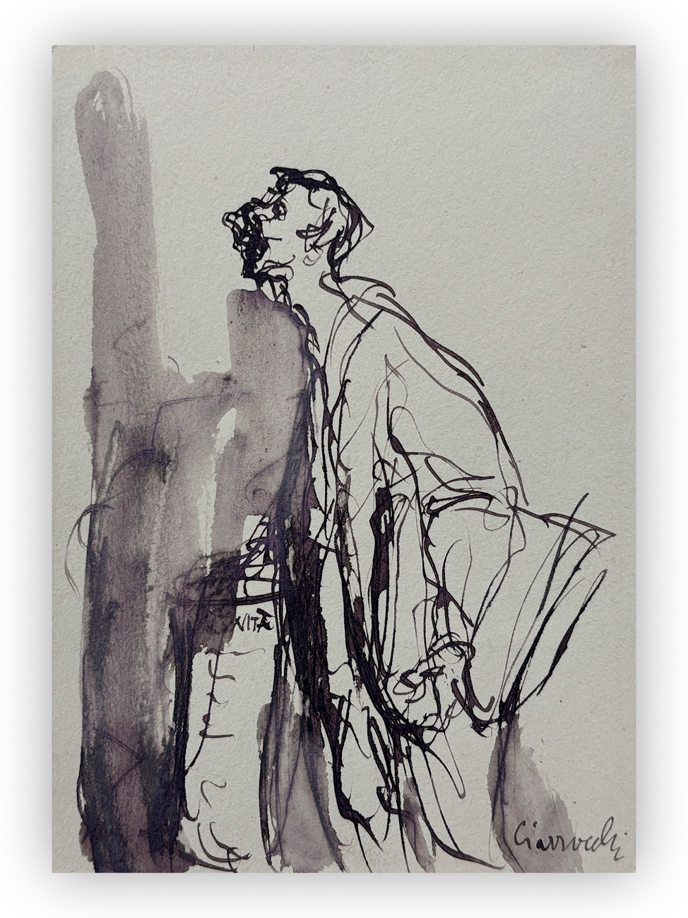 ARNOLDO CIARROCCHI (1916-2004) - Figura di uomo, 1948
