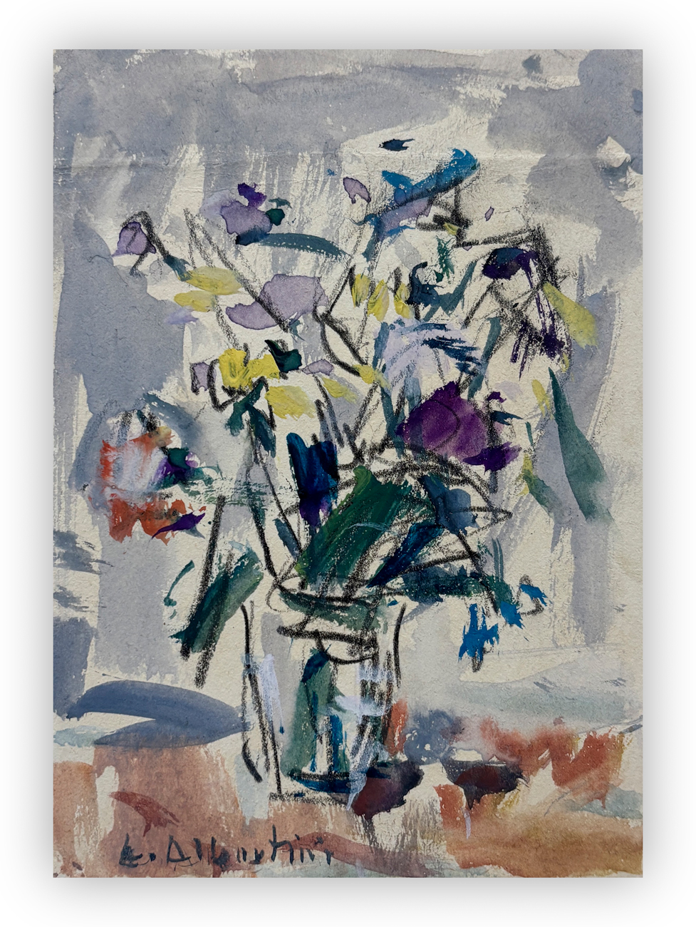 LUCIANO ALBERTINI (1910-1985)  - Fiori, 1947