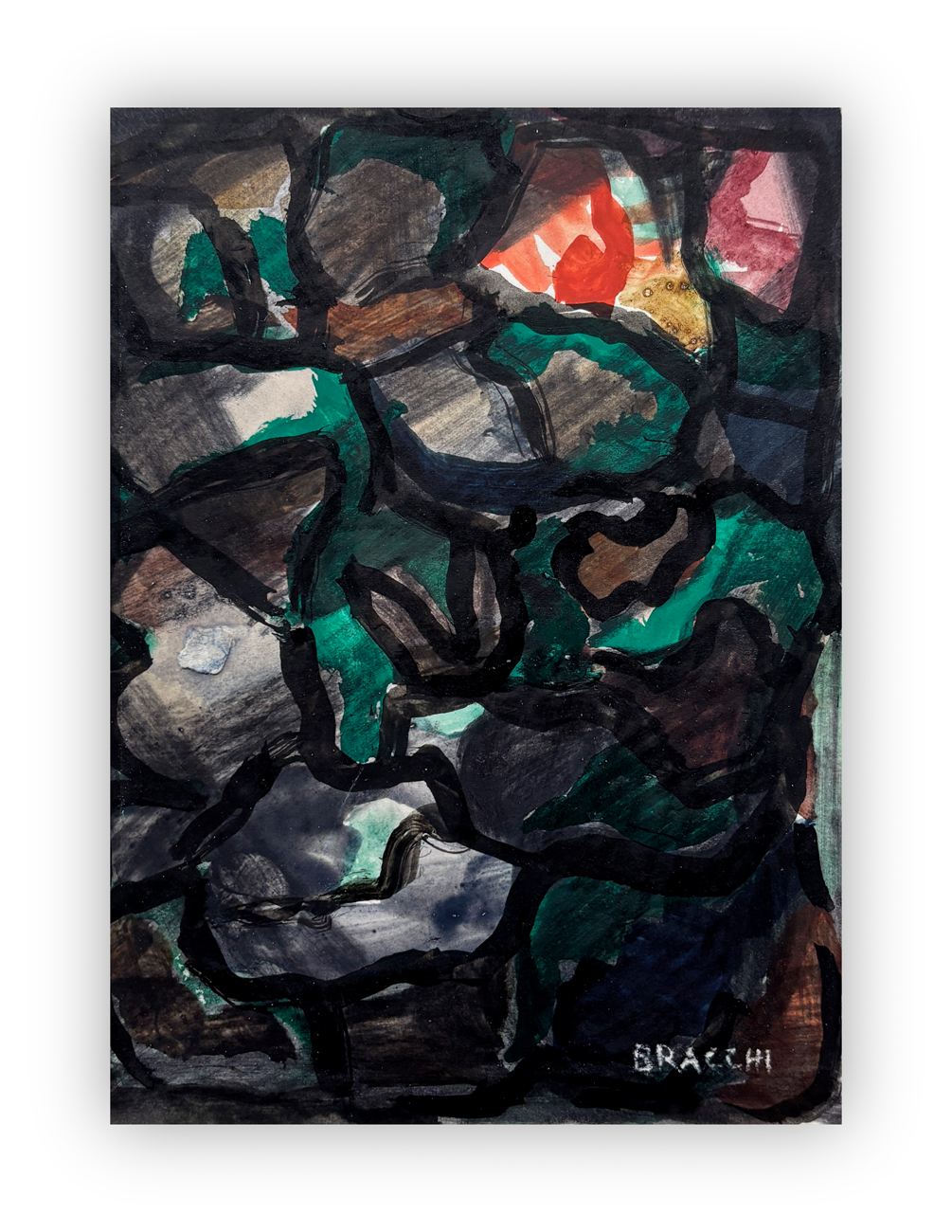 LUIGI BRACCHI (1892-1978) - Fiori, anni '40