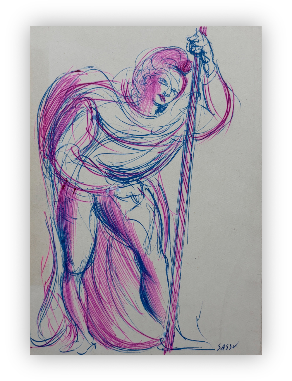 ALIGI SASSU (1912-2000) - La repubblica, 1955