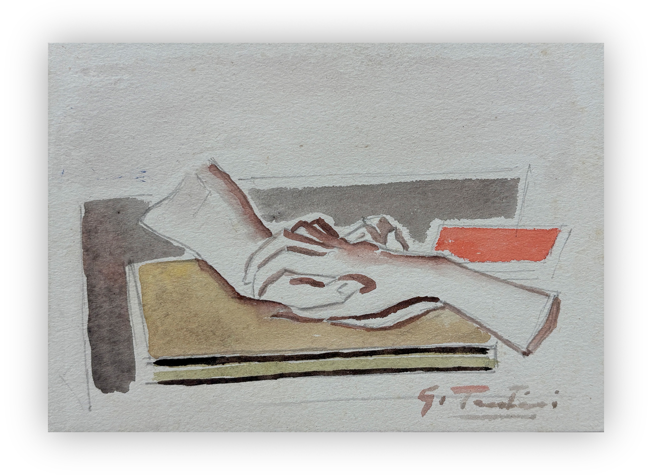 GUIDO TRENTINI (1889-1975) - Senza Titolo