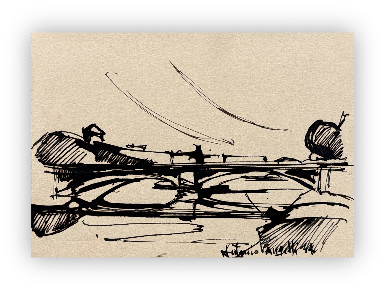 ANTONIO VANGELLI (1917-2004) - Senza Titolo, 1947