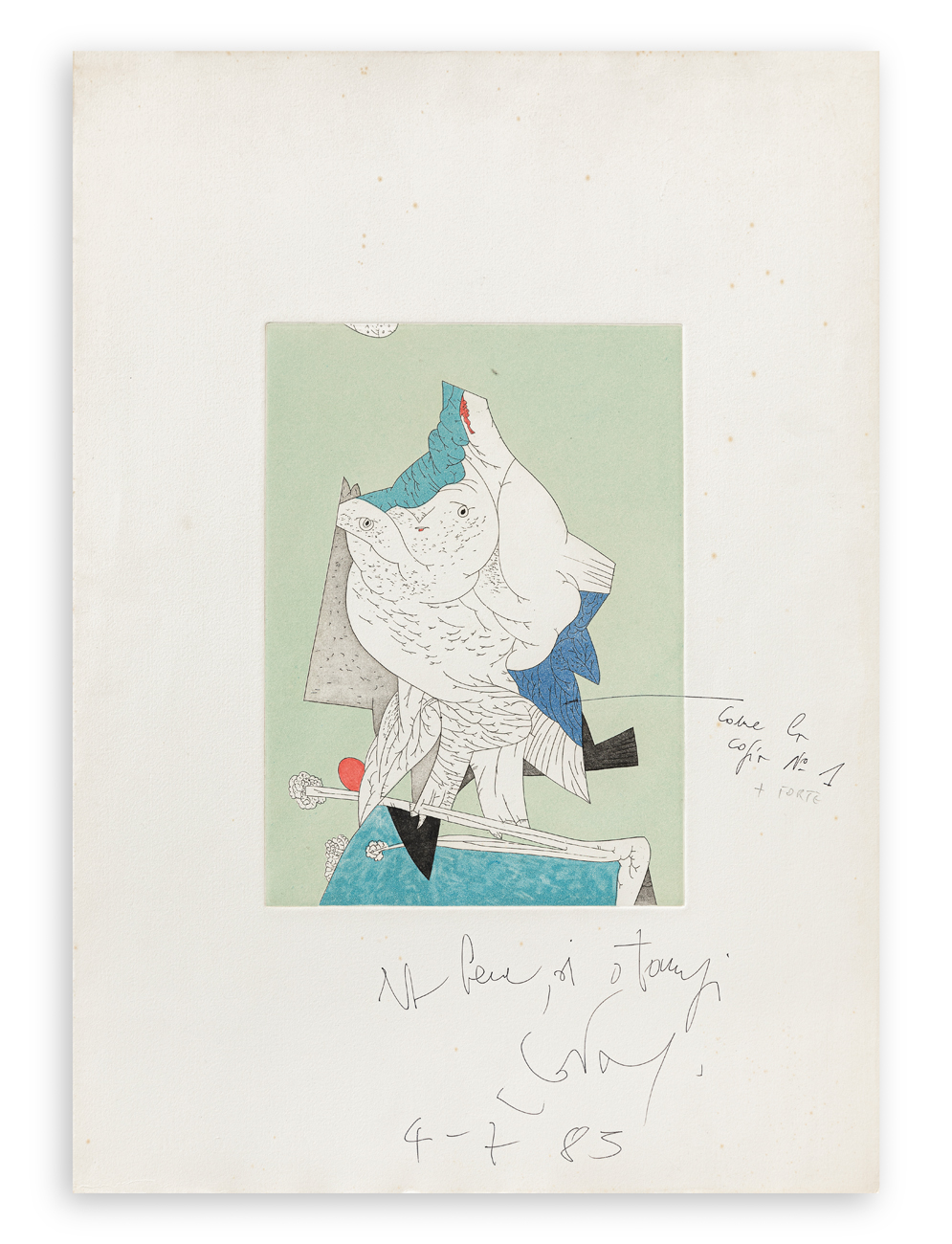 GIANNI DOVA (1925-1991) - Senza Titolo, 1983