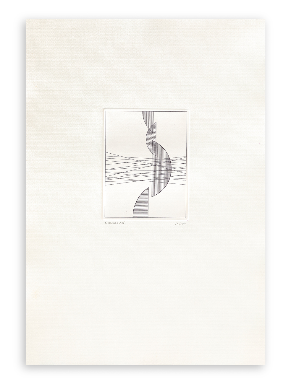 LUIGI VERONESI (1908-1998) - Verticale A, 1986
