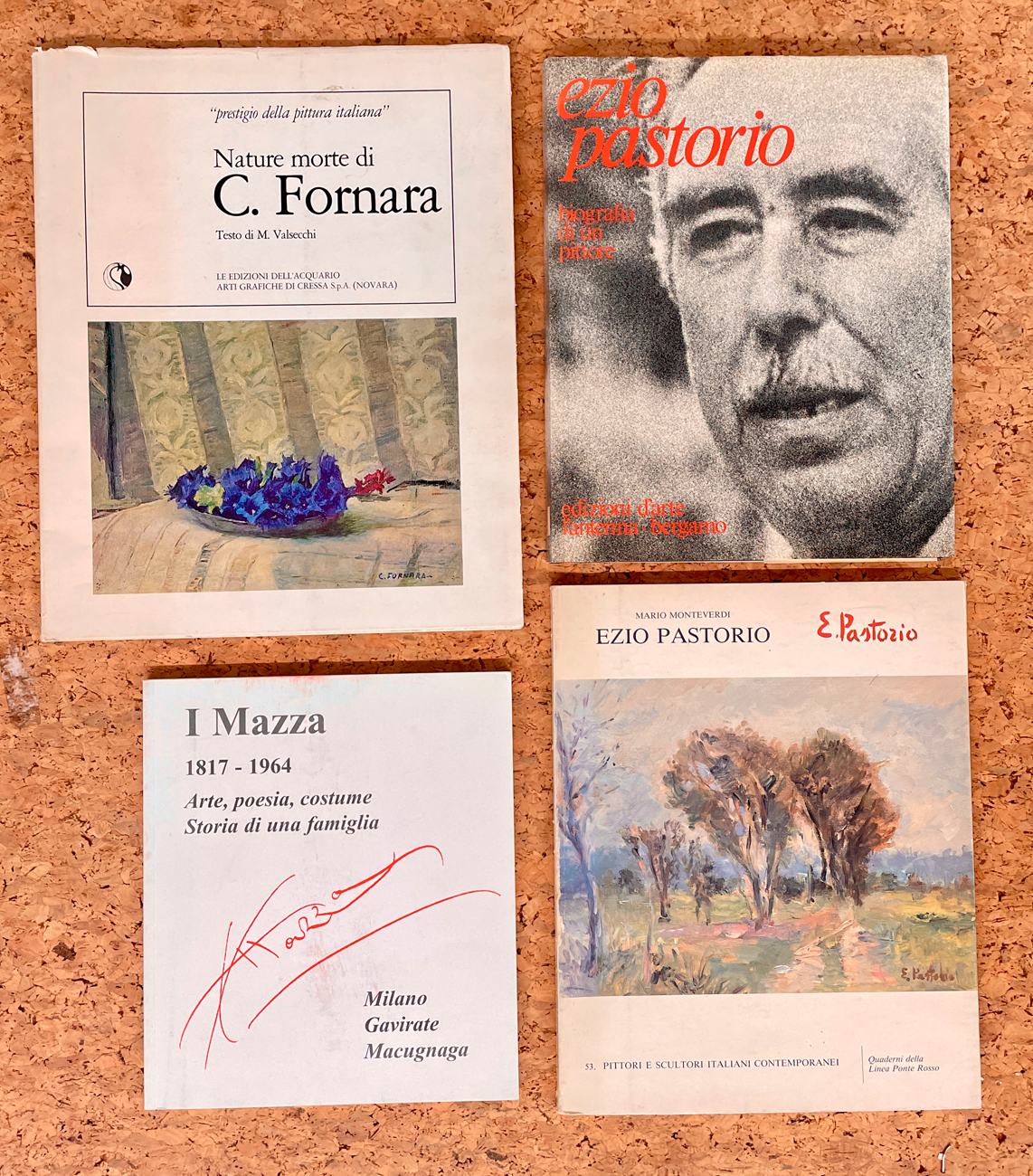 PITTURA FIGURATIVA ITALIANA - Lotto unico di 4 cataloghi