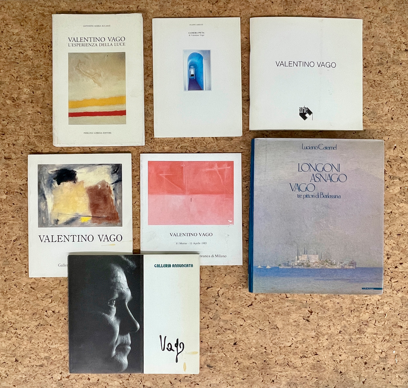 VALENTINO VAGO - Lotto unico di 7 cataloghi