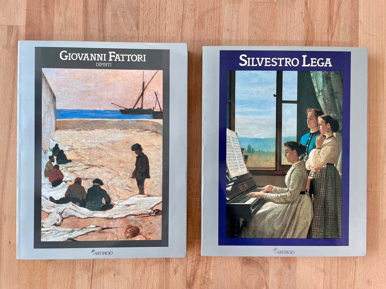 GIOVANNI FATTORI E SILVESTRO LEGA - Lotto unico di 2 cataloghi