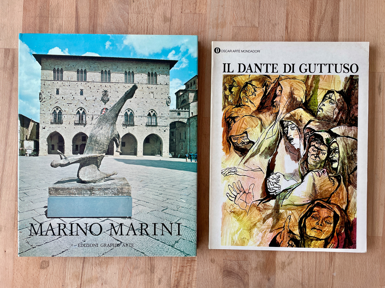 RENATO GUTTUSO E MARINO MARINI - Lotto unico di 2 cataloghi