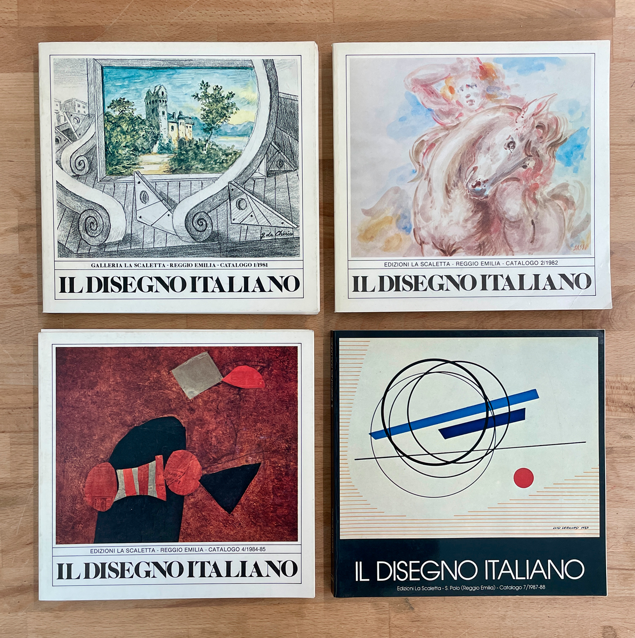 EDIZIONI LA SCALETTA (IL DISEGNO ITALIANO) - Lotto unico di 4 cataloghi
