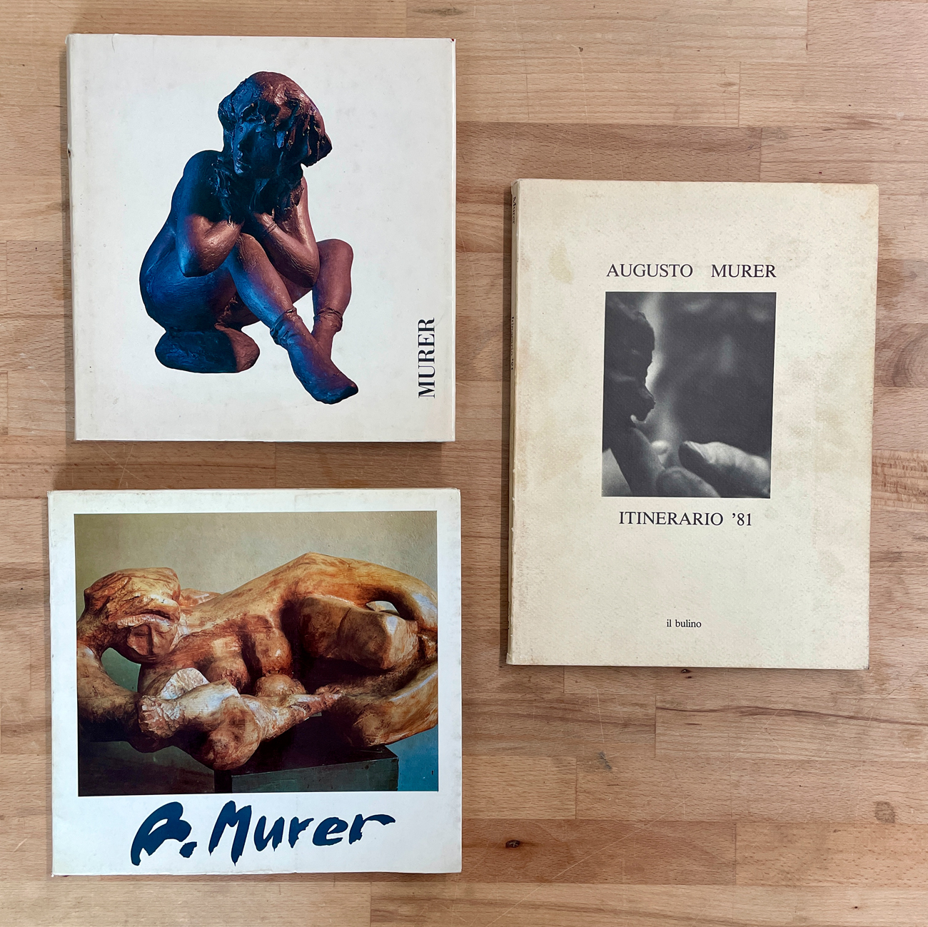 AUGUSTO MURER - Lotto unico di 3 cataloghi