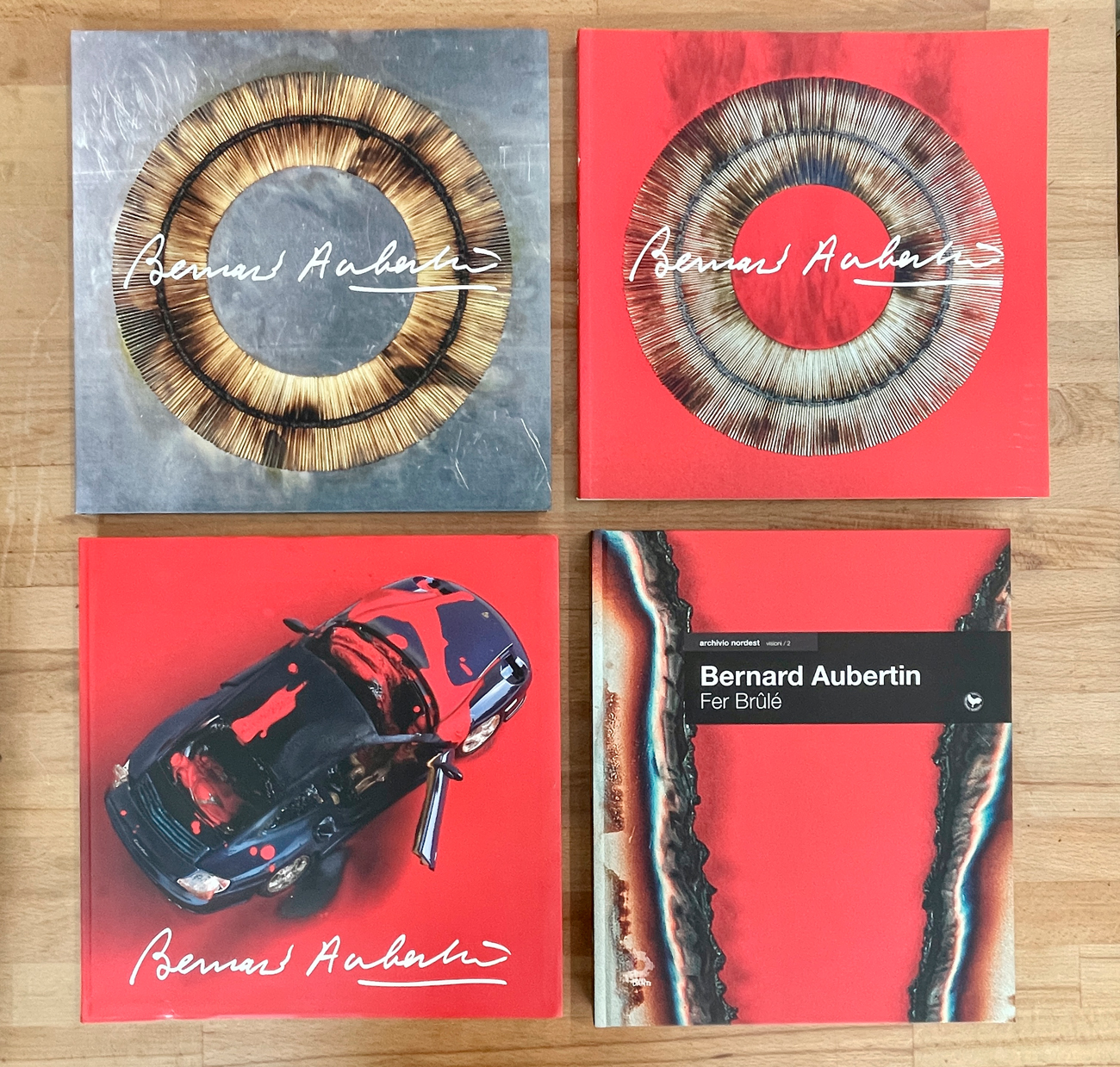BERNARD AUBERTIN - Lotto unico di 4 cataloghi