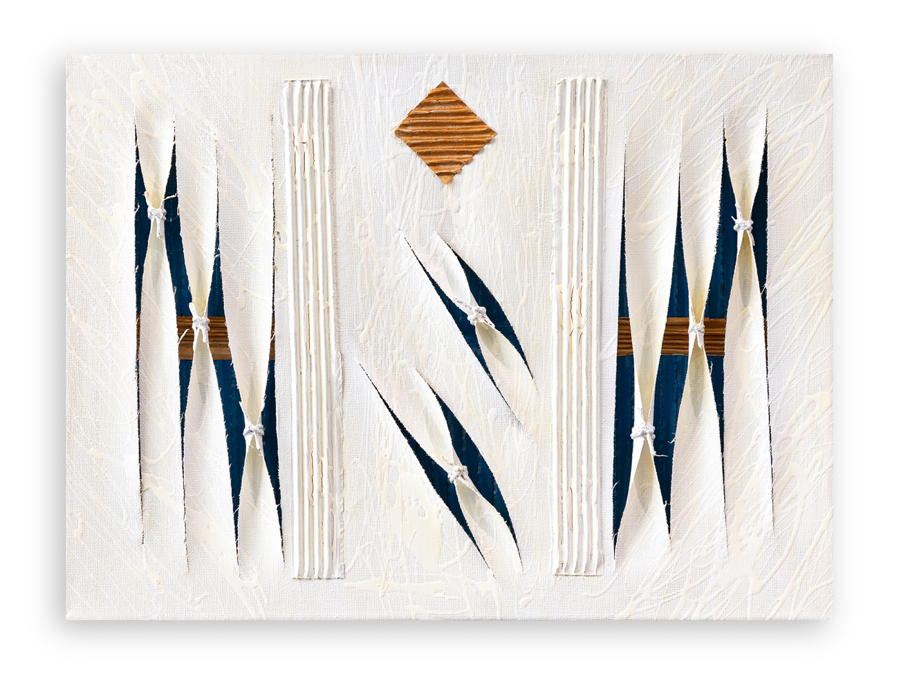 CALOGERO SALEMI (1966) - Squarci di azzurro e oro, 2024