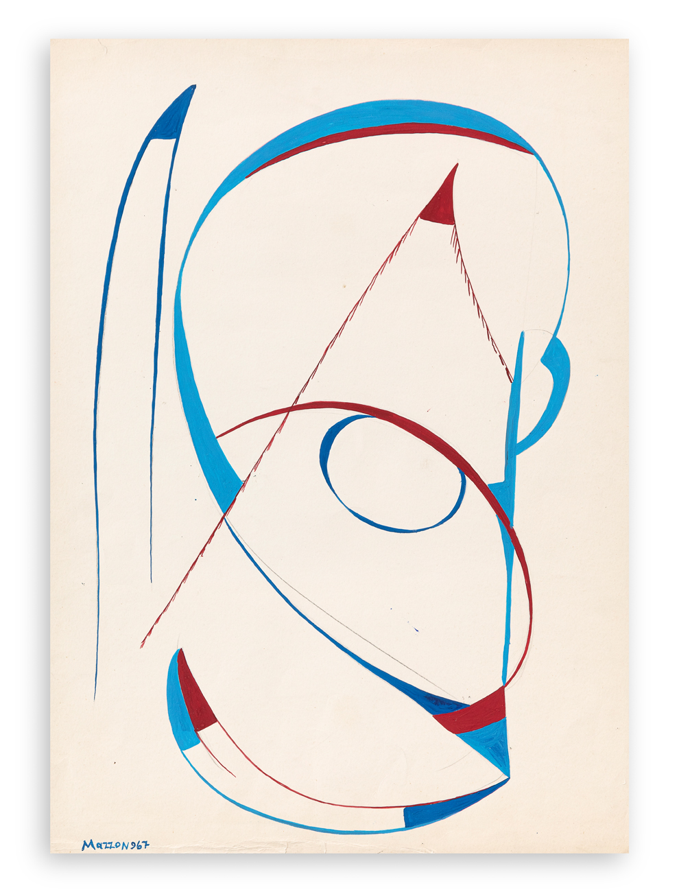 GALLIANO MAZZON (1896-1978) - Senza Titolo, 1967