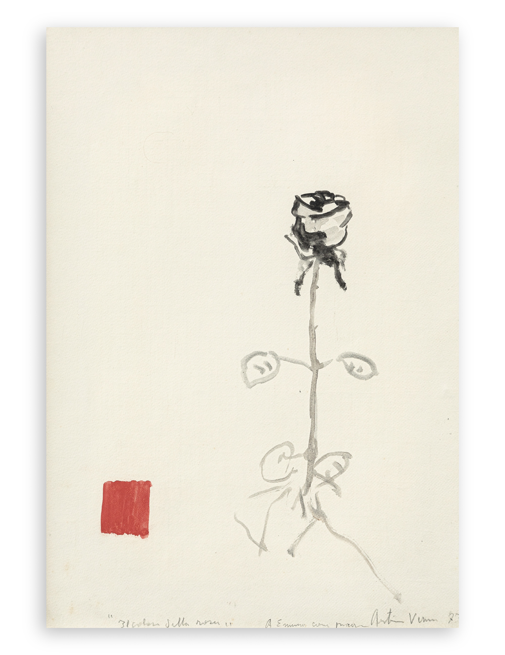 ARTURO VERMI (1928-1988) - Il colore della rosa, 1973