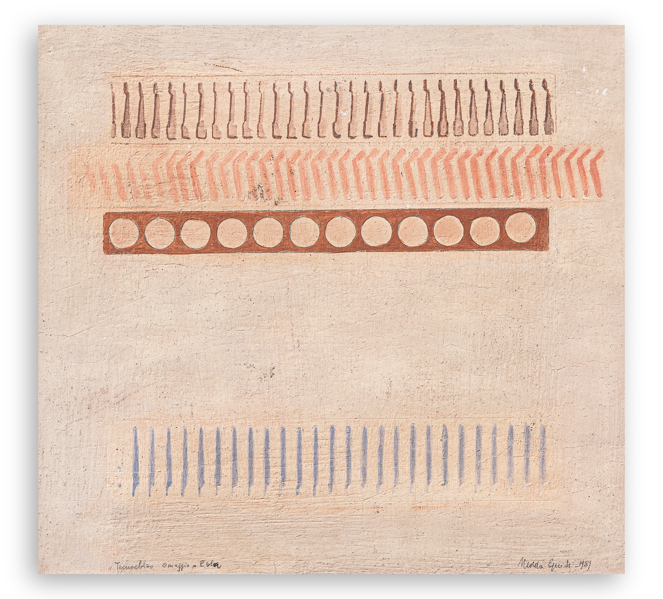NEDDA GUIDI (1927-2015) - Tecnoebla - Omaggio a Ebla, 1981
