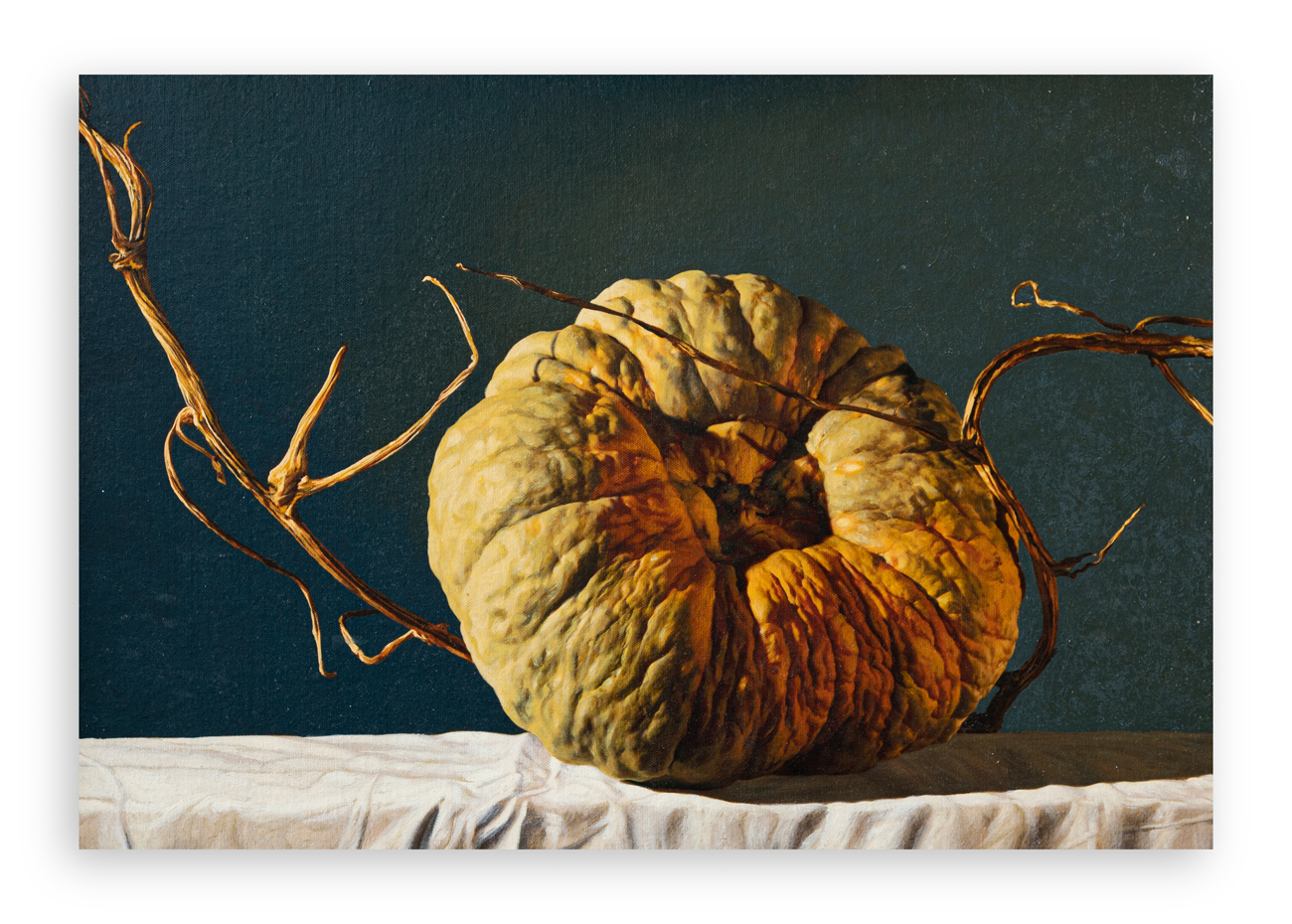 FABIO AGUZZI (1953-2016) - Zucca sulla tavola, 2012