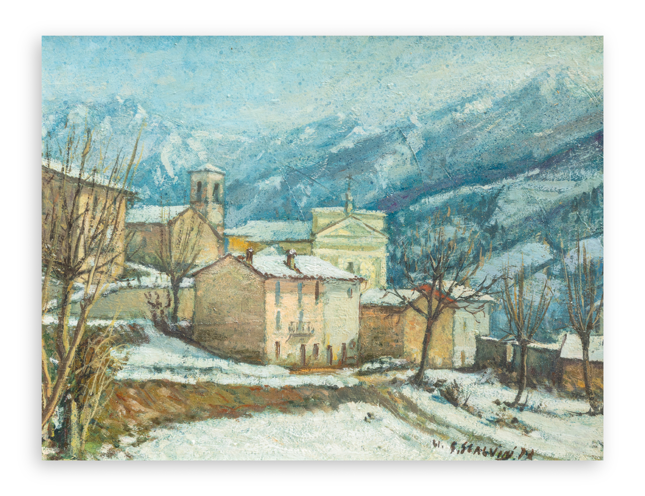 G. SCALVINI - Senza Titolo, 1972