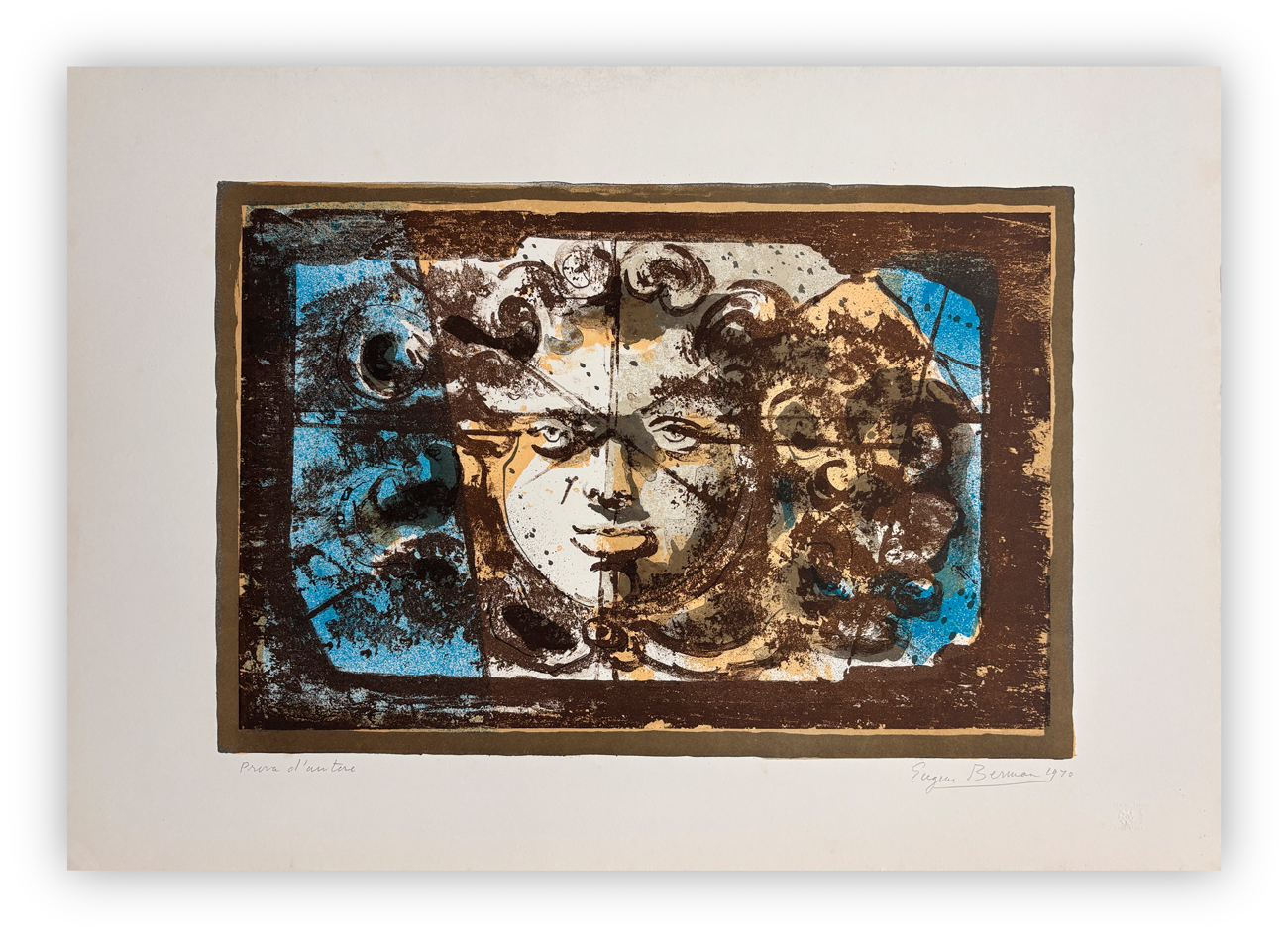 EUGÈNE GUSTAVOVITCH BERMAN (1899-1972) - Senza Titolo (Medusa), 1970
