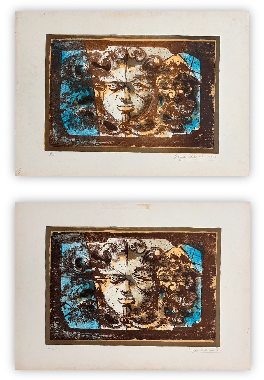EUGÈNE GUSTAVOVITCH BERMAN (1899-1972) - Lotto unico di 2 litografie