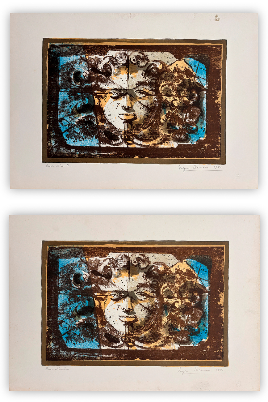 EUGÈNE GUSTAVOVITCH BERMAN (1899-1972) - Lotto unico di 2 litografie