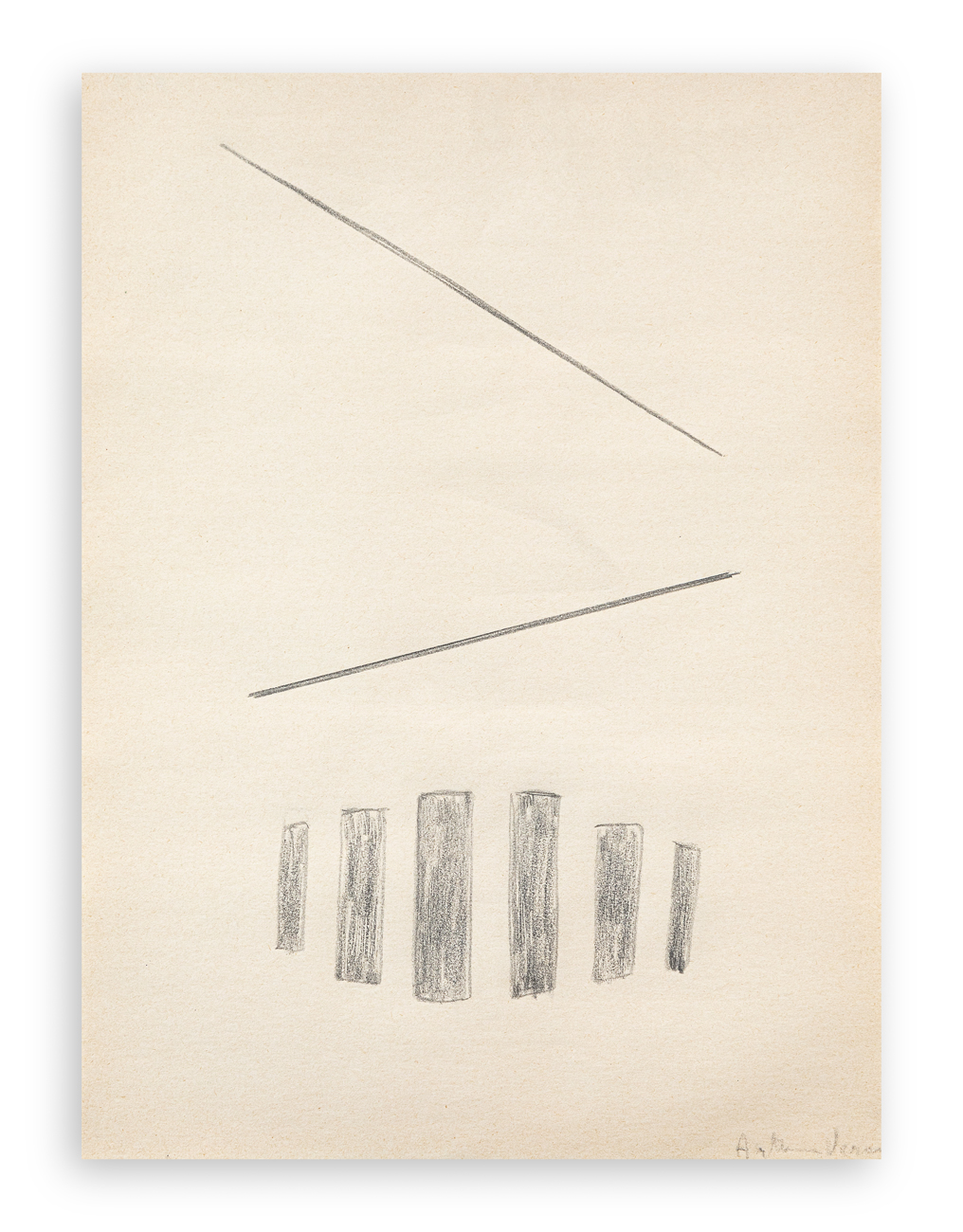 ARTURO VERMI (1928-1988) - Approdo, 1975