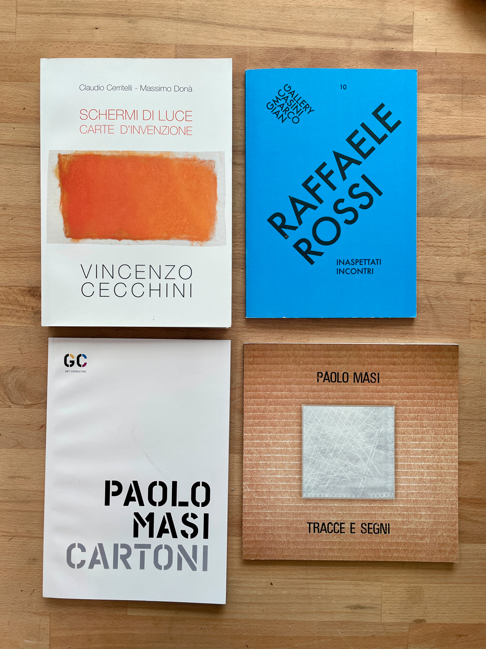 PAOLO MASI, RAFFAELE ROSSI E VINCENZO CECCHINI - Lotto unico di 4 cataloghi