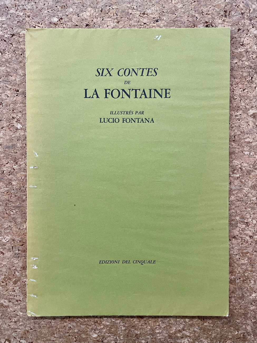 LUCIO FONTANA (1899-1968) - Six contes de La Fontaine (illustrés par Lucio Fontana), 1964
