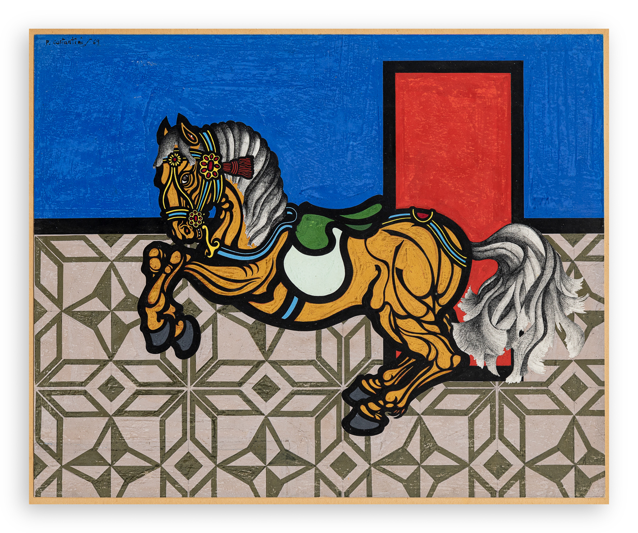 FLAVIO COSTANTINI (1926-2013) - Senza Titolo, 1969