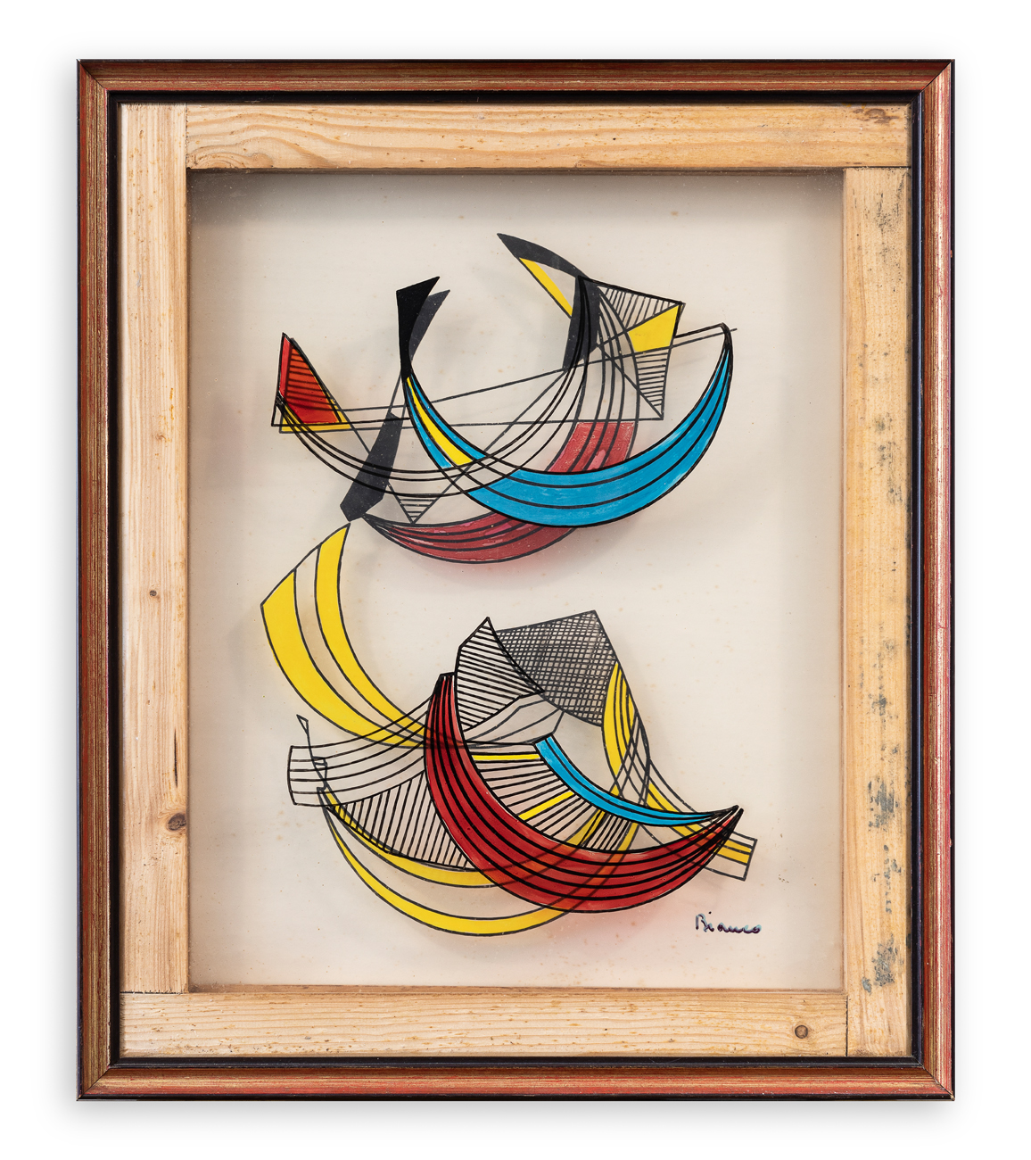 REMO BIANCO (1922-1988) - 3D (astratto)