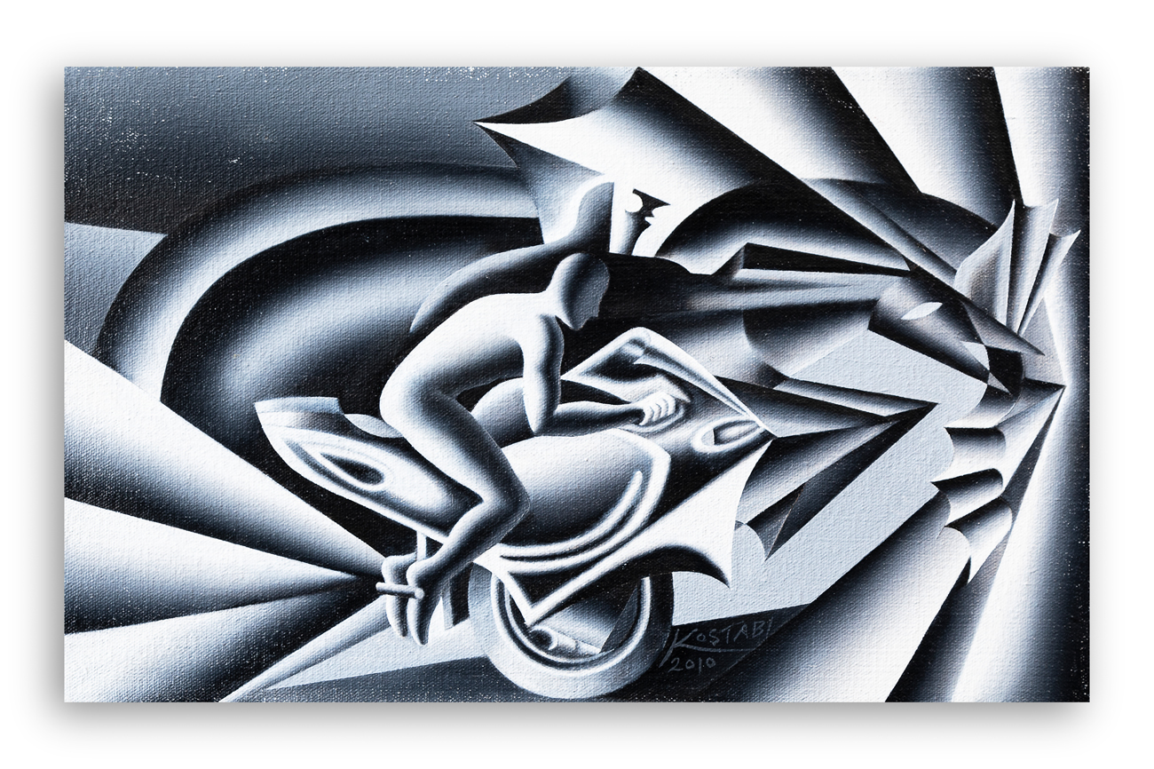 MARK KOSTABI (1960) - The rise of the vortex, 2010