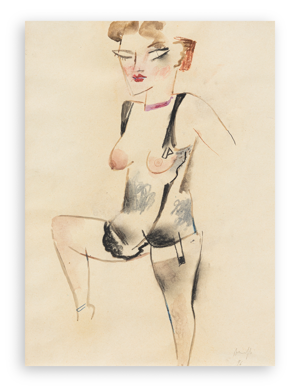 ALBERTO MANFREDI (1930-2001) - Senza Titolo, 1996