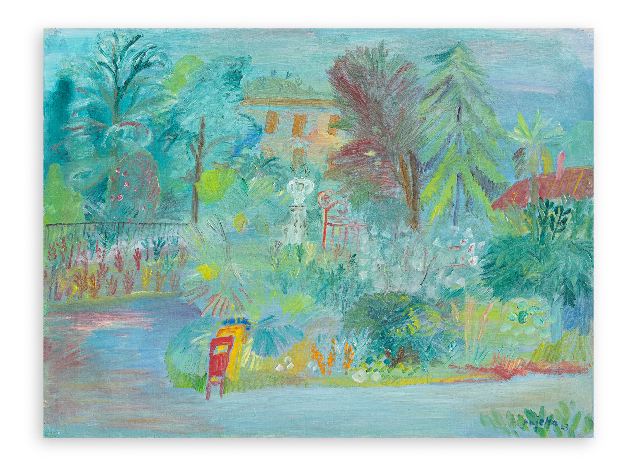 GUIDO PAJETTA (1898-1987) - Cespugli e piante, 1943